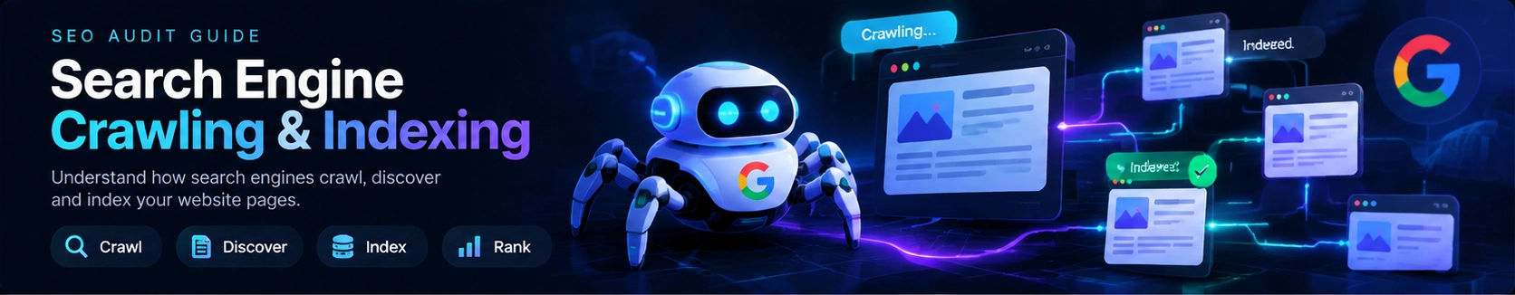 Search engine crawling and indexing workflow